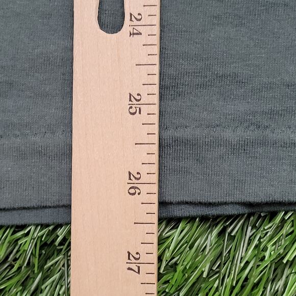 Vintage 90s Native-American Indian Wolf Shirt Medium 19x26 Green - Picture 13 of 13